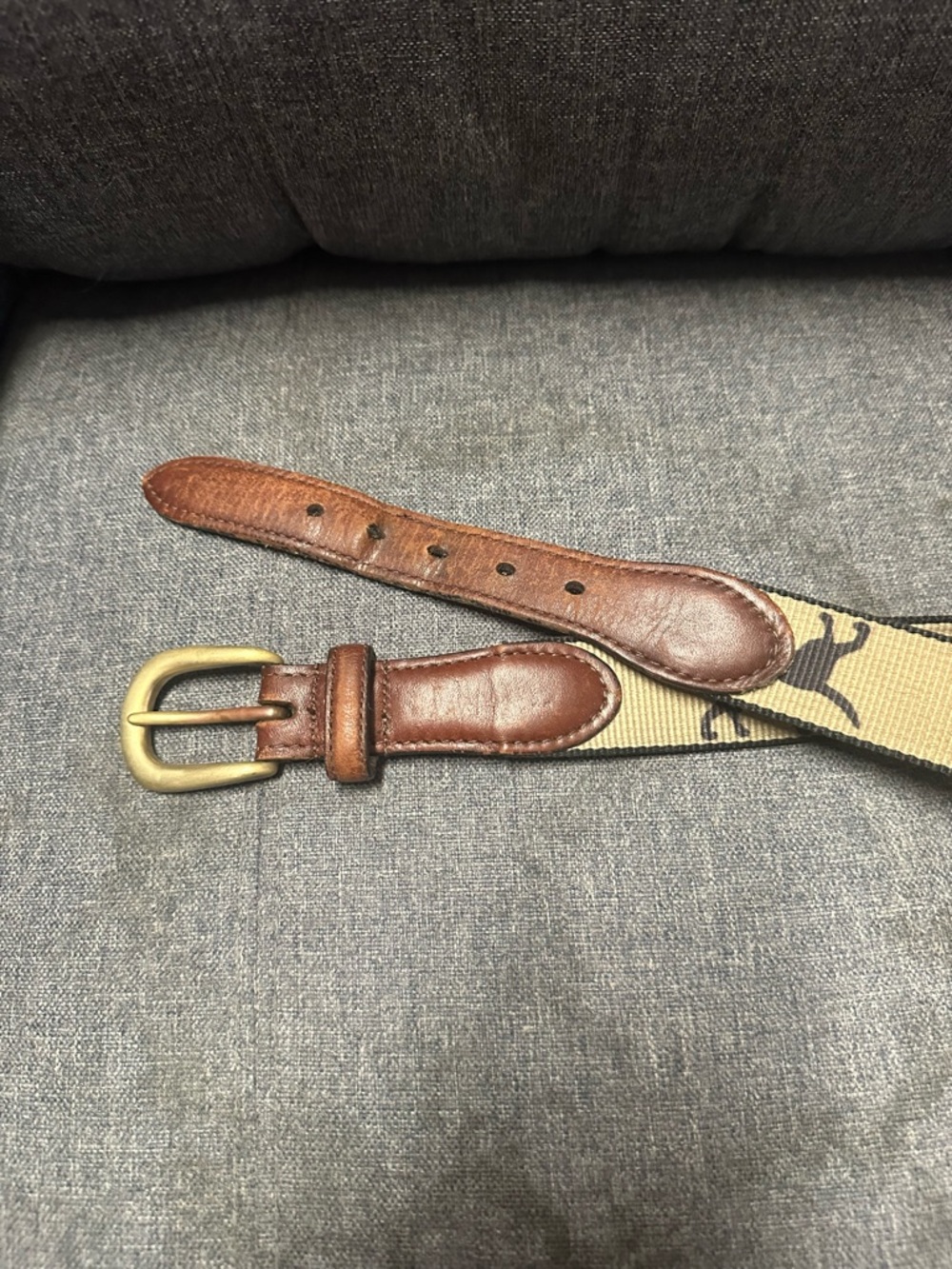 Orvis Labrador Retriever Needlepoint Belt - Picture 9 of 10